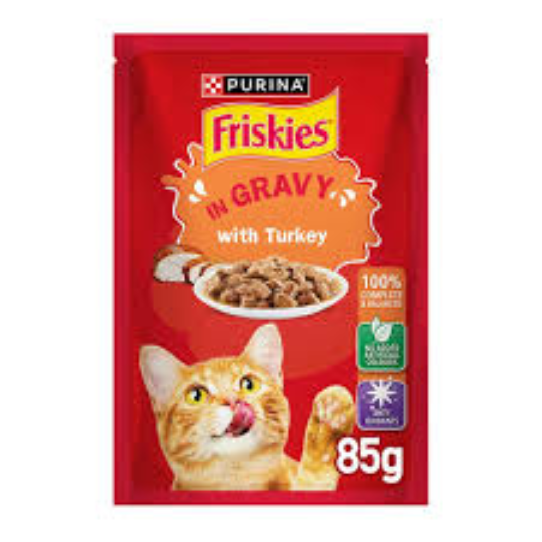 FRISKIES CAT TURKEY GRAVY 85G